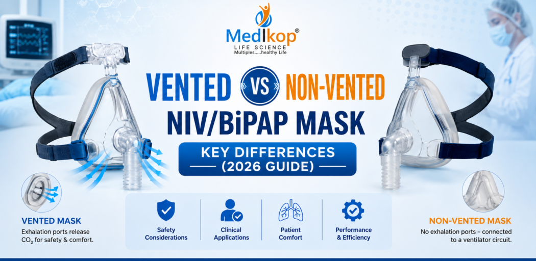 Vented vs Non-Vented NIV/BiPAP Mask: Key Differences (2026 Guide)
