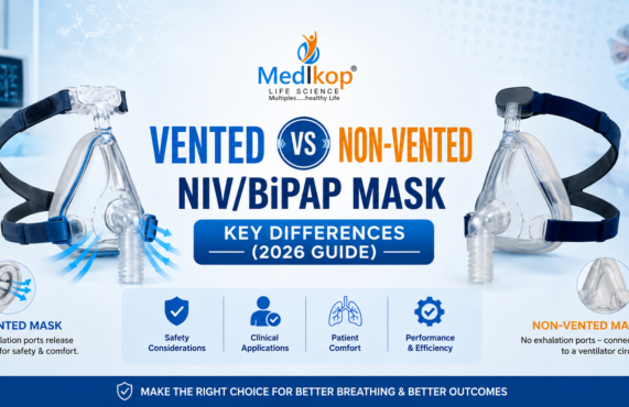 Vented vs Non-Vented NIV/BiPAP Mask: Key Differences (2026 Guide)